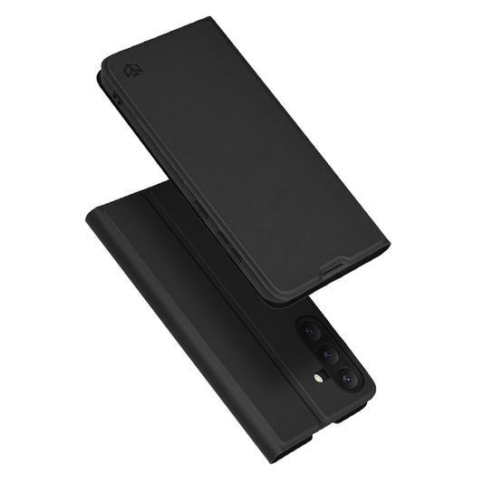 Hoes voor Samsung Galaxy S25 FE, Techsuit, Magskin Book, Zwart
