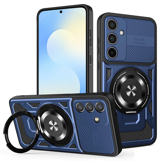 Coque pour Samsung Galaxy S25 FE, Techsuit, RuggedCam, Bleue