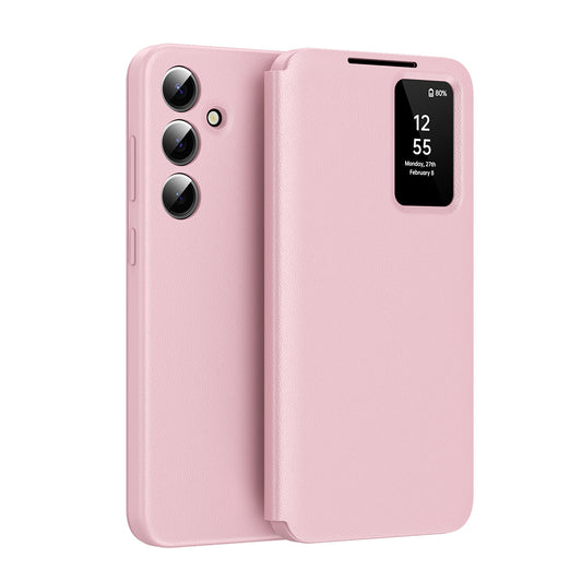Coque pour Samsung Galaxy S25 FE, Techsuit, SmartView, Rose