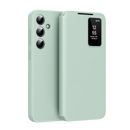 Hoes voor Samsung Galaxy S25 FE, Techsuit, SmartView, Groen