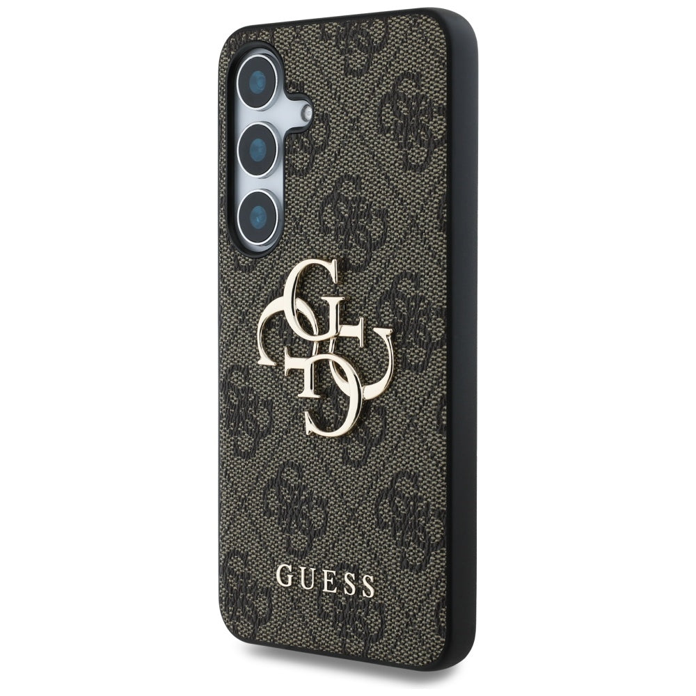 Hoes voor Samsung Galaxy S25+ S936, Guess, 4G Big Logo, Bruin
