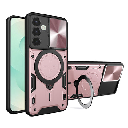 Coque pour Samsung Galaxy S25+ S936, Techsuit, CamGuard Pro, Rose Doré
