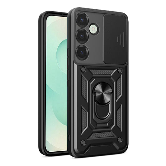 Coque pour Samsung Galaxy S25+ S936, Techsuit, CamShield, Noire
