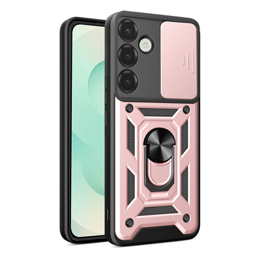 Hülle für Samsung Galaxy S25+ S936, Techsuit, CamShield, Rosa