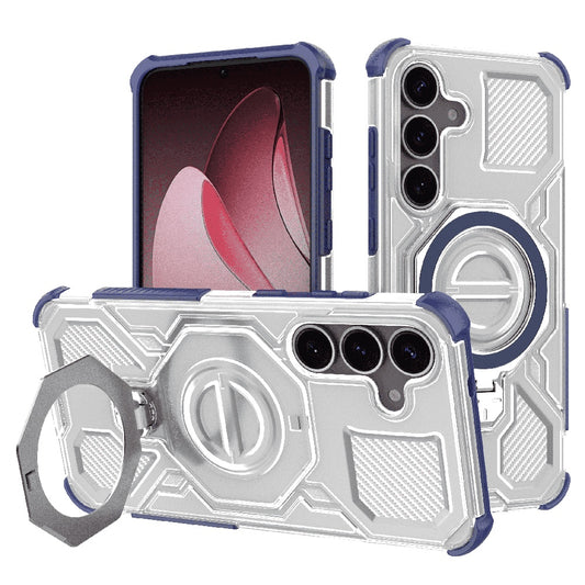 Hülle für Samsung Galaxy S25+ S936, Techsuit, Carbon Shield Pro, Blau