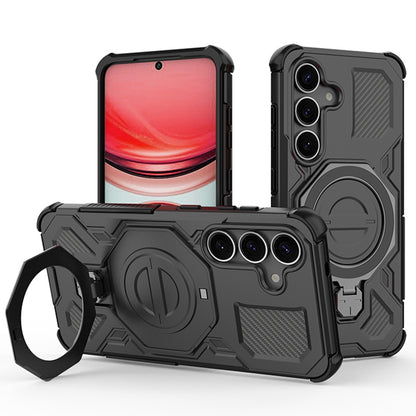 Coque pour Samsung Galaxy S25+ S936, Techsuit, Carbon Shield Pro, Noire