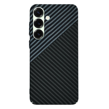Housse pour Samsung Galaxy S25+ S936, Techsuit, Carbonite FiberShell, Noir Gris