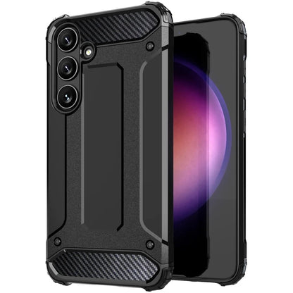 Coque pour Samsung Galaxy S25+ S936, Techsuit, Hybrid Armor, Noire
