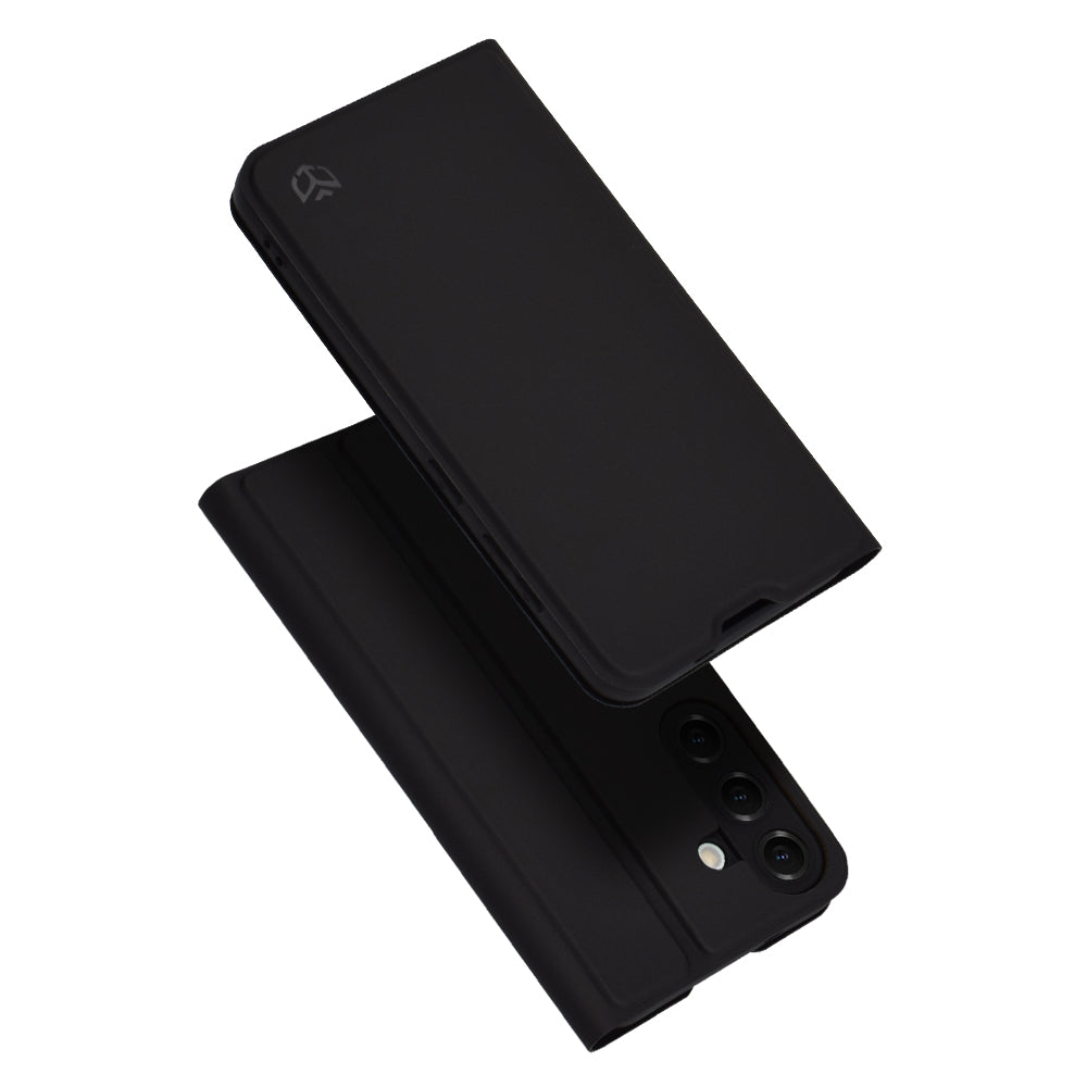 Hülle für Samsung Galaxy S25+ S936, Techsuit, Magskin Book, Schwarz
