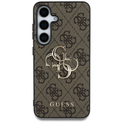 Hoes voor Samsung Galaxy S25 S931, Guess, 4G Big Logo, Bruin