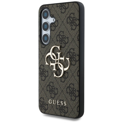 Hoes voor Samsung Galaxy S25 S931, Guess, 4G Big Logo, Bruin