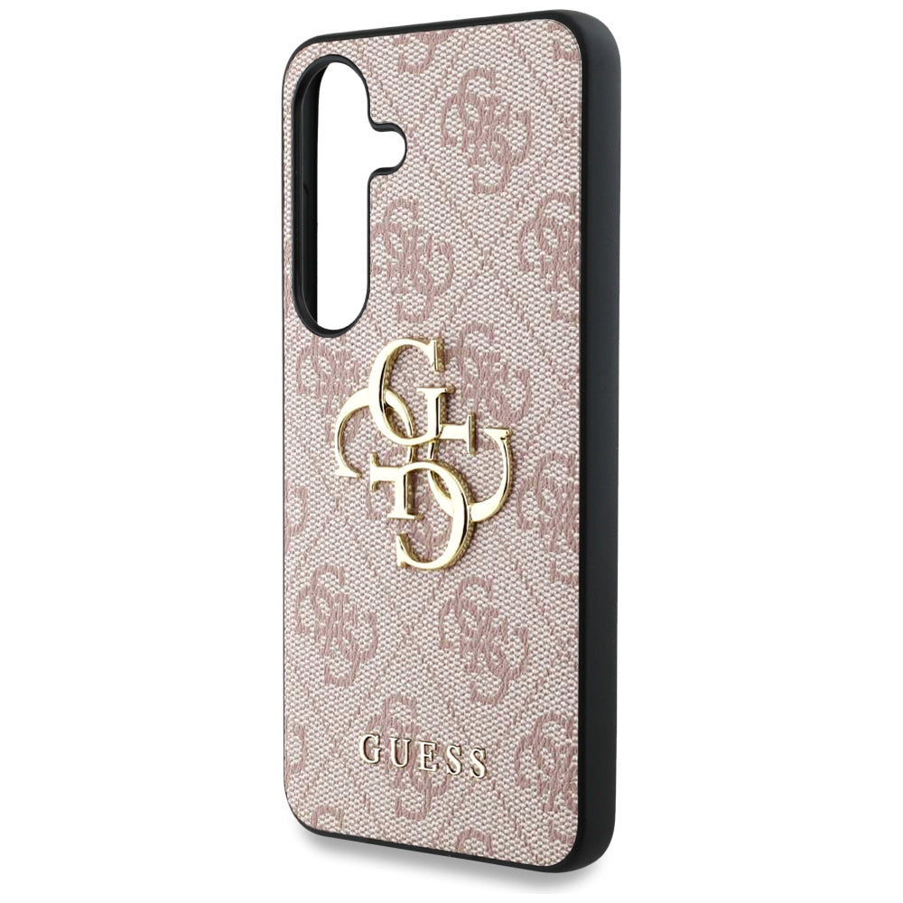 Étui pour Samsung Galaxy S25 S931, Guess, 4G Big Logo, Rose