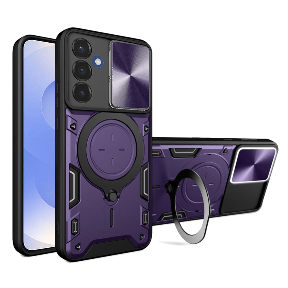 Coque pour Samsung Galaxy S25 S931, Techsuit, CamGuard Pro, Violet