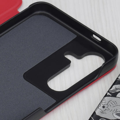 Coque pour Samsung Galaxy S25 S931, Techsuit, eFold, Rouge