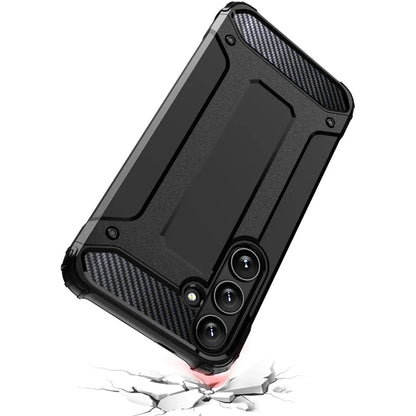 Hoes voor Samsung Galaxy S25 S931, Techsuit, Hybrid Armor, Zwart