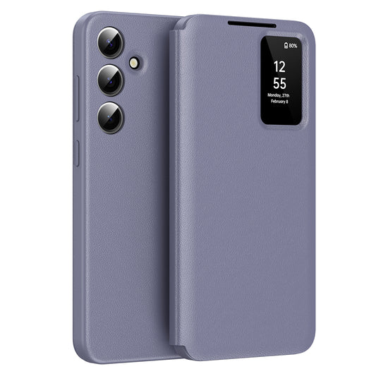 Hoes voor Samsung Galaxy S25 S931, Techsuit, SmartView, Paars