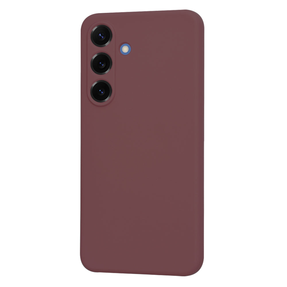 Hülle für Samsung Galaxy S25 S931, Techsuit, SoftFlex, Weinrot