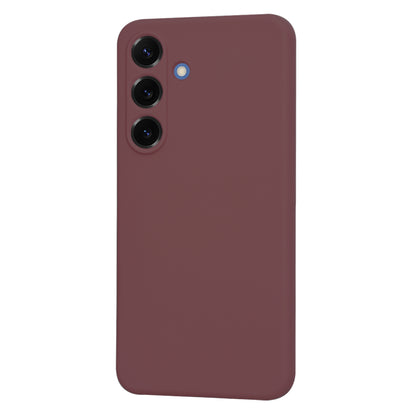 Hülle für Samsung Galaxy S25 S931, Techsuit, SoftFlex, Weinrot