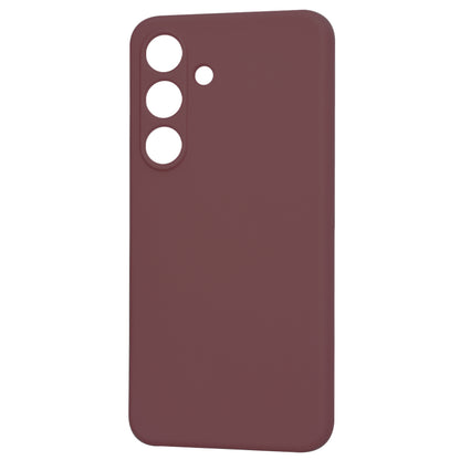 Hülle für Samsung Galaxy S25 S931, Techsuit, SoftFlex, Weinrot