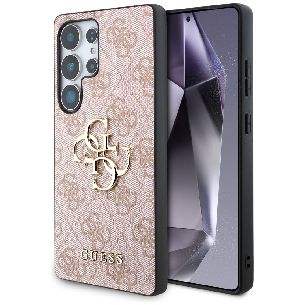 Hoes voor Samsung Galaxy S25 Ultra S938, Guess, 4G Big Logo, Roze