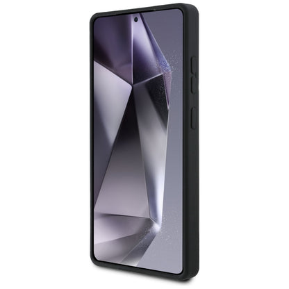 Hülle für Samsung Galaxy S25 Ultra S938, Karl Lagerfeld, Silikon mit Metalllogo, Schwarz