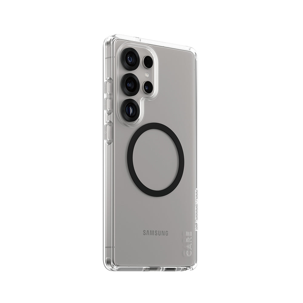 Étui pour Samsung Galaxy S25 Ultra S938, PanzerGlass, Care Urban Combat, Transparent Noir