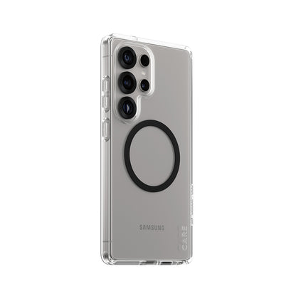 Étui pour Samsung Galaxy S25 Ultra S938, PanzerGlass, Care Urban Combat, Transparent Noir