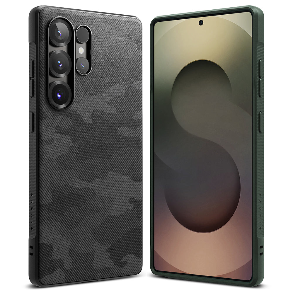 Étui pour Samsung Galaxy S25 Ultra S938, Ringke, Design Onyx, Camouflage