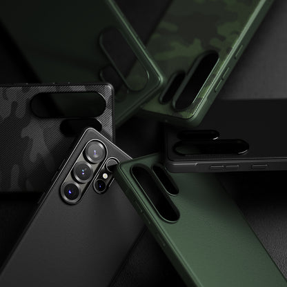 Étui pour Samsung Galaxy S25 Ultra S938, Ringke, Design Onyx, Camouflage