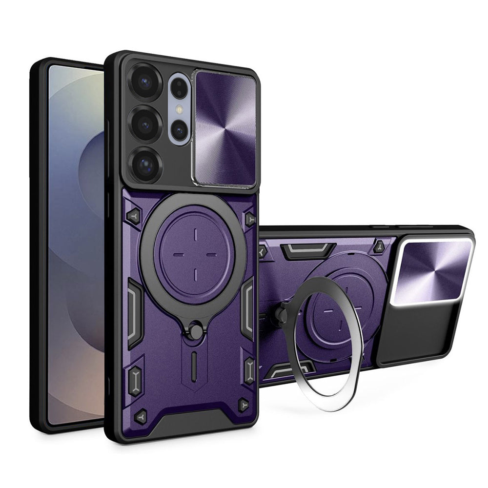 Coque pour Samsung Galaxy S25 Ultra S938, Techsuit, CamGuard Pro, Violet