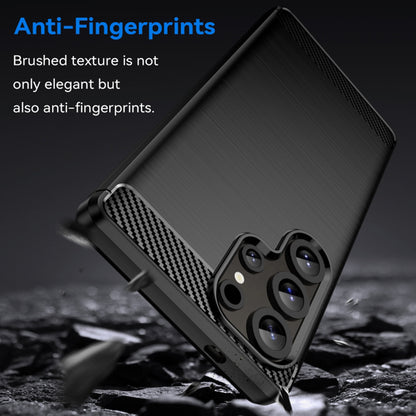 Coque pour Samsung Galaxy S25 Ultra S938, Techsuit, Carbone, Noire