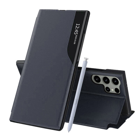 Hoes voor Samsung Galaxy S25 Ultra S938, Techsuit, eFold, Donkerblauw