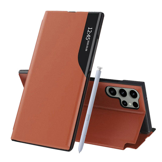 Hoes voor Samsung Galaxy S25 Ultra S938, Techsuit, eFold, Oranje