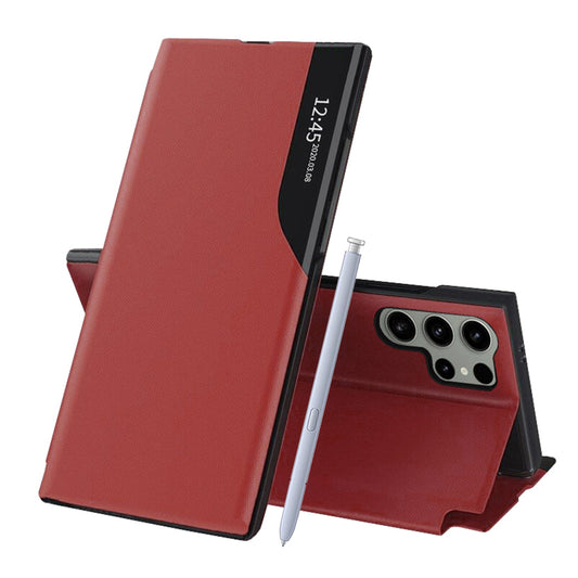 Hoes voor Samsung Galaxy S25 Ultra S938, Techsuit, eFold, Rood
