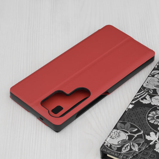Coque pour Samsung Galaxy S25 Ultra S938, Techsuit, eFold, Rouge