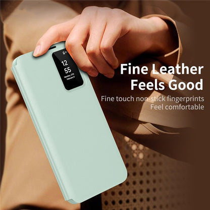 Coque pour Samsung Galaxy S25 Ultra S938, Techsuit, SmartView, Vert