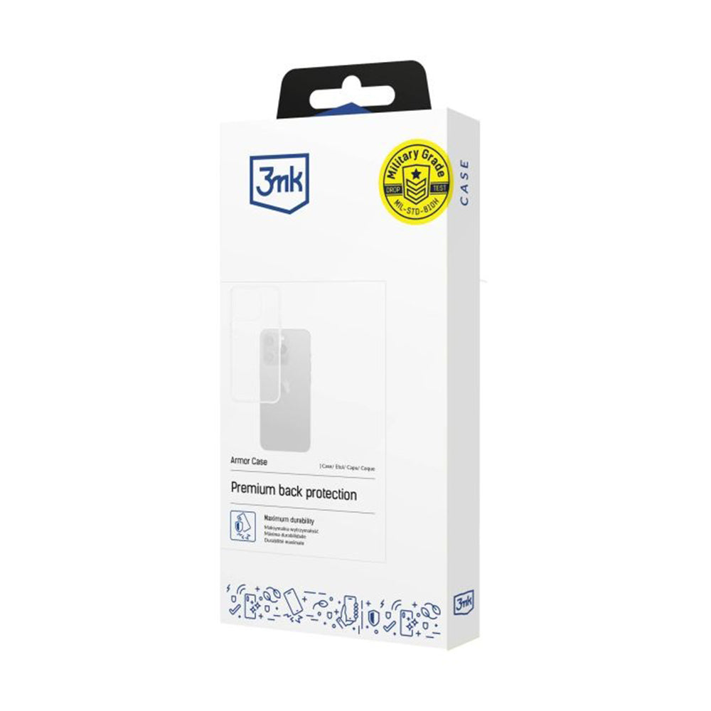 Hoes voor Samsung Galaxy S26 S942, 3MK, Armor, Transparant