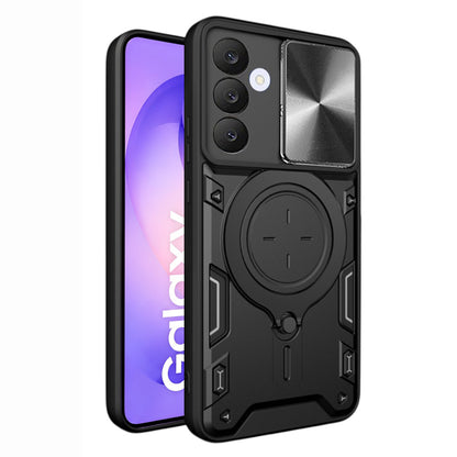 Hoes voor Samsung Galaxy S26 FE / S25 FE, Techsuit, CamGuard Pro, Zwart