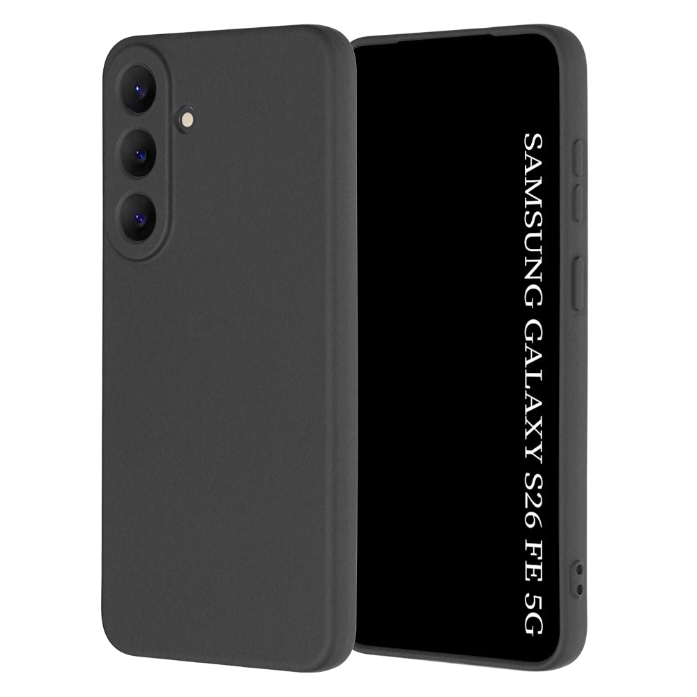 Hülle für Samsung Galaxy S26 FE / S25 FE, Techsuit, SoftFlex, Schwarz