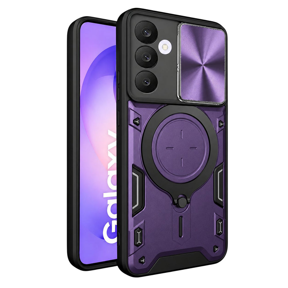 Coque pour Samsung Galaxy S26 FE S741 / S25 FE, Techsuit, CamGuard Pro, violette