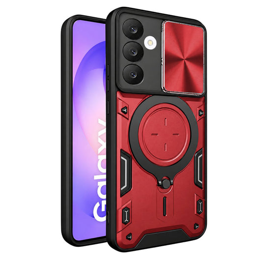 Hoesje voor Samsung Galaxy S26 FE S741 / S25 FE, Techsuit, CamGuard Pro, rood