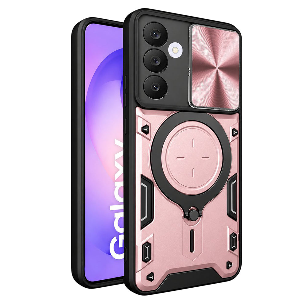 Hülle für Samsung Galaxy S26 FE S741 / S25 FE, Techsuit, CamGuard Pro, Roségold