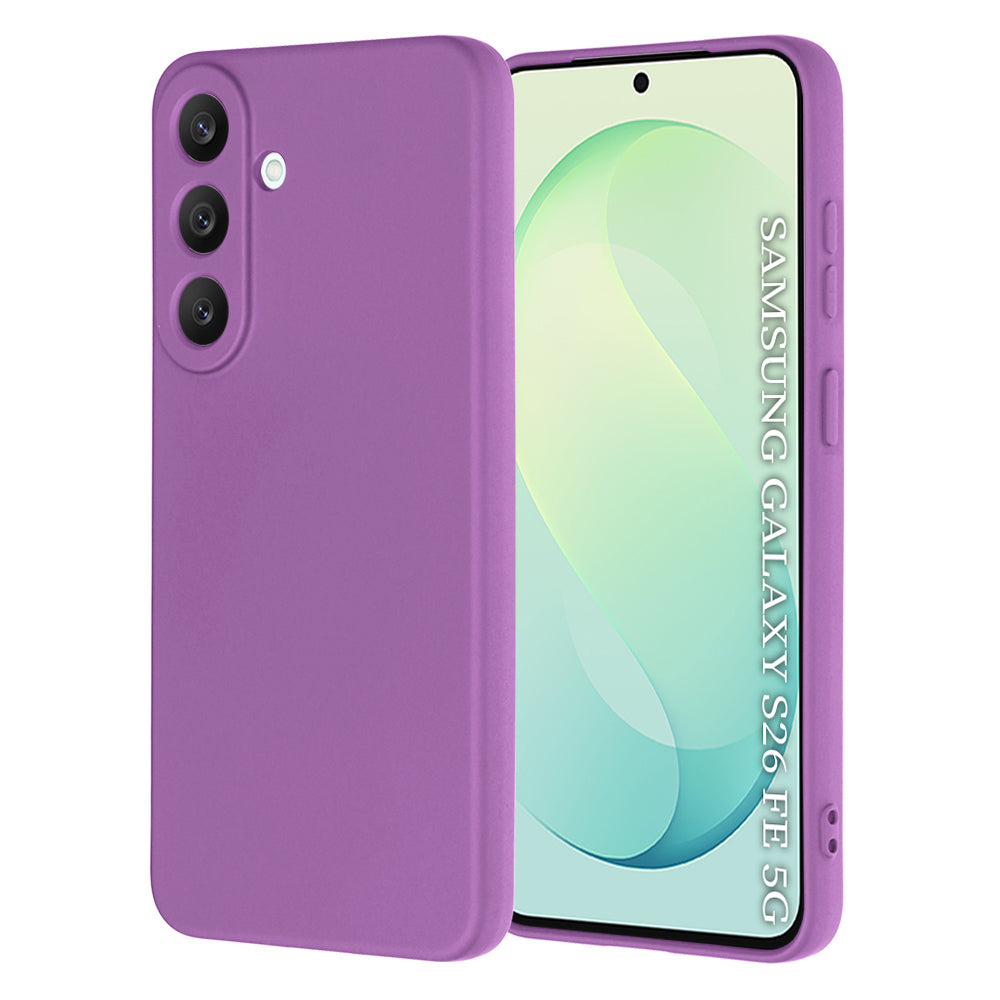 Hülle für Samsung Galaxy S26 FE S741 / S25 FE, Techsuit, SoftFlex, Lila