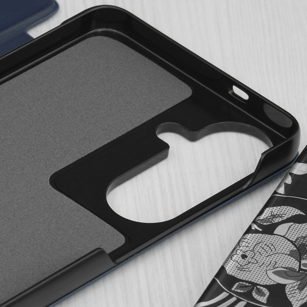 Étui pour Samsung Galaxy S26 FE S741, Techsuit, eFold, bleu foncé