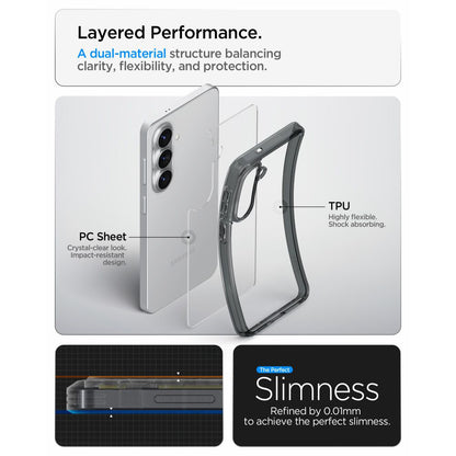 Hülle für Samsung Galaxy S26 Plus S947, Spigen, Ultra Hybrid, Rauchfarben ACS10708