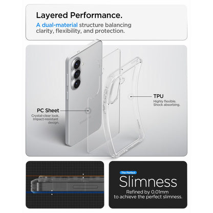 Hülle für Samsung Galaxy S26 Plus S947, Spigen, Ultra Hybrid, Transparent ACS10707