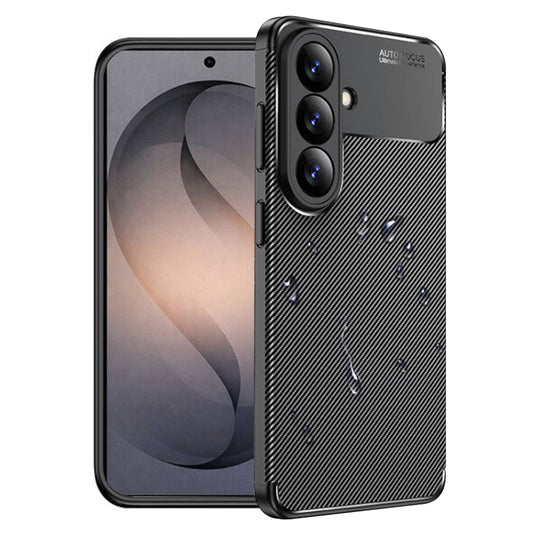 Étui pour Samsung Galaxy S26 Plus, Techsuit, CarbonFiber, Noir