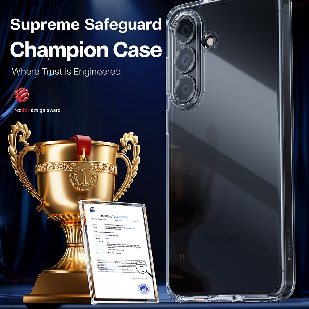 Hülle für Samsung Galaxy S26 Plus S947, Torras, Guardian, Transparent