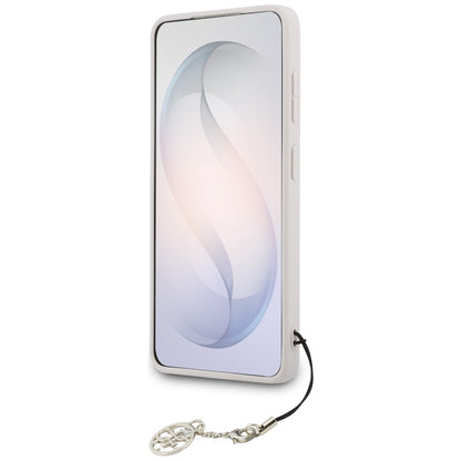 Étui pour Samsung Galaxy S26 S942, Guess, 4G Classic Logo Charm, Rose