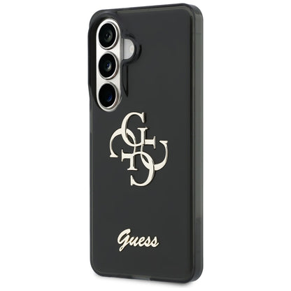 Hülle für Samsung Galaxy S26 S942, Guess, IML Big Metal 4G Script, Schwarz